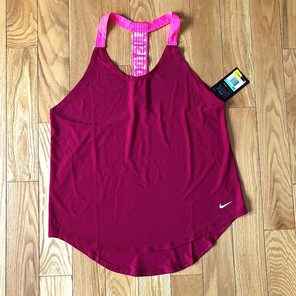 Nike Cherry Red Dri-Fit Tank Top